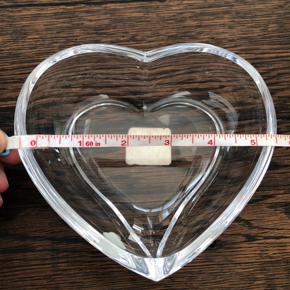 Waterford Siren Heart Valentine Lead Crystal Dish - Picture 6 of 7